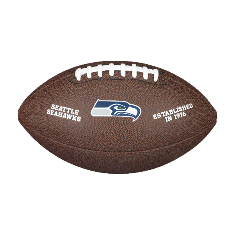 Wilson Unisex-Adult NFL Licensed Ball, Brown, Uni