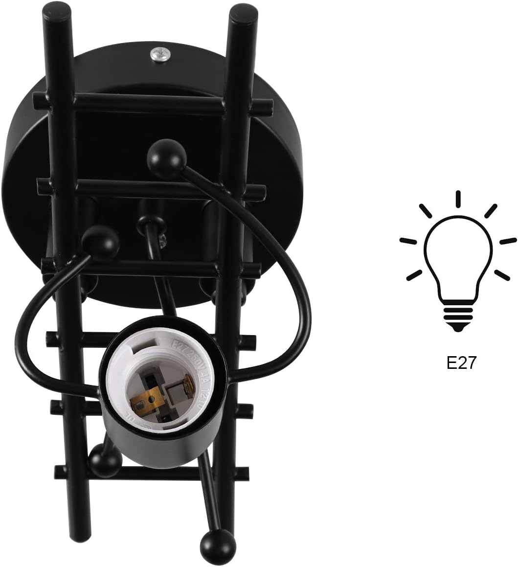 Restaurant Treppe Kinderzimmer Flur Wohnzimmer Weiss Hawee Humanoid Kreative Wandleuchte Innen Wandlampe Modern Kerze Wandleuchte Art Deco Max 60w E27 Basis Eisen Halter Fur Schlafzimmer Sidra Hospital
