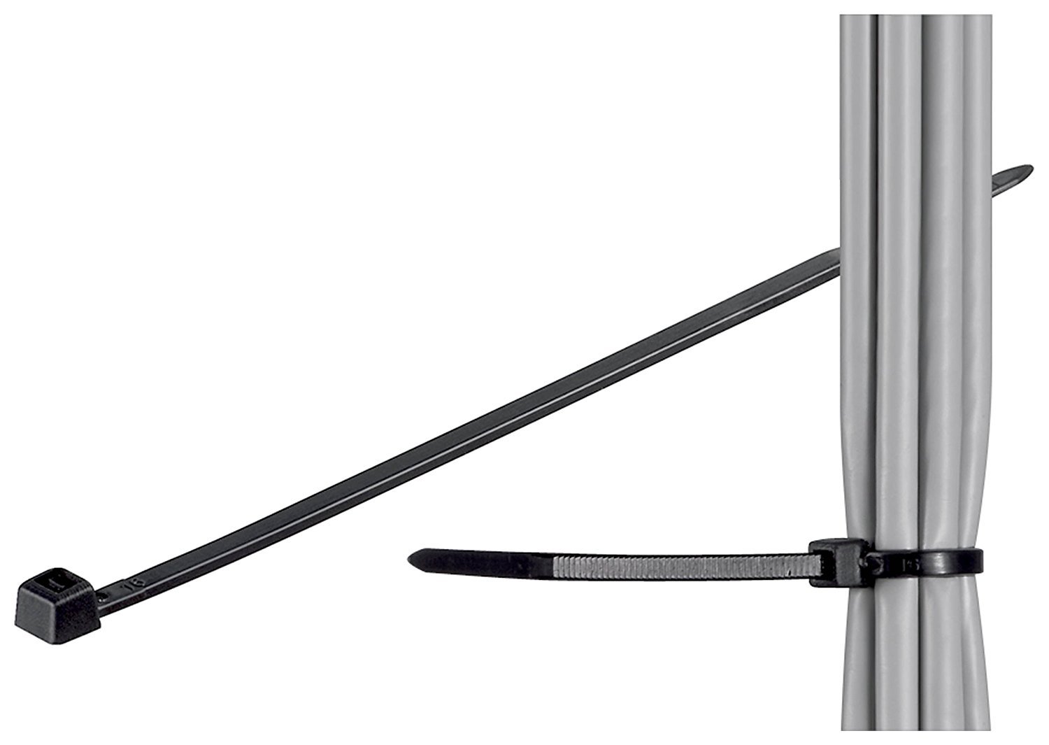 Goobay 17073 Cable tie; weather resistant nylon black - 280 mm; 4.5 mm