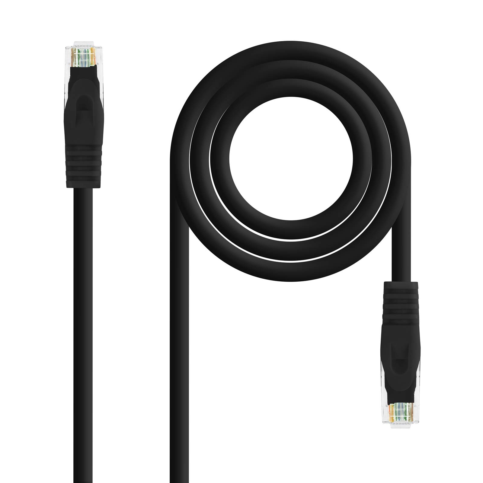NanoCable 10.20.1805 Ethernet RJ45 LSZH UTP Cat.6A, AWG24, 100% Copper, Allgen-free, Grey, Hose 5.0 m
