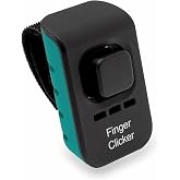 Educator Dog Training Finger Clicker with Audible Sound for Positive Reinforcement, Behavior and Obedience Pet Trainer, Teal