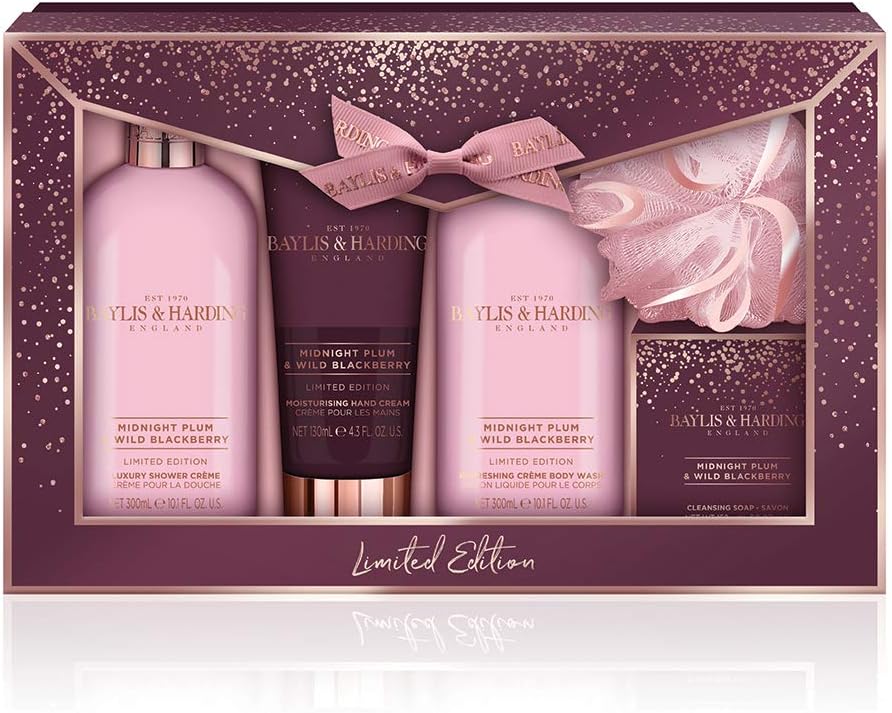 Baylis & Harding Midnight Plum & Wild Blackberry Luxury Bathing Gift Set