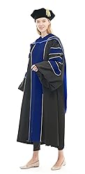 Herrenbek Doctoral Graduation Gown Hood and Tam 8