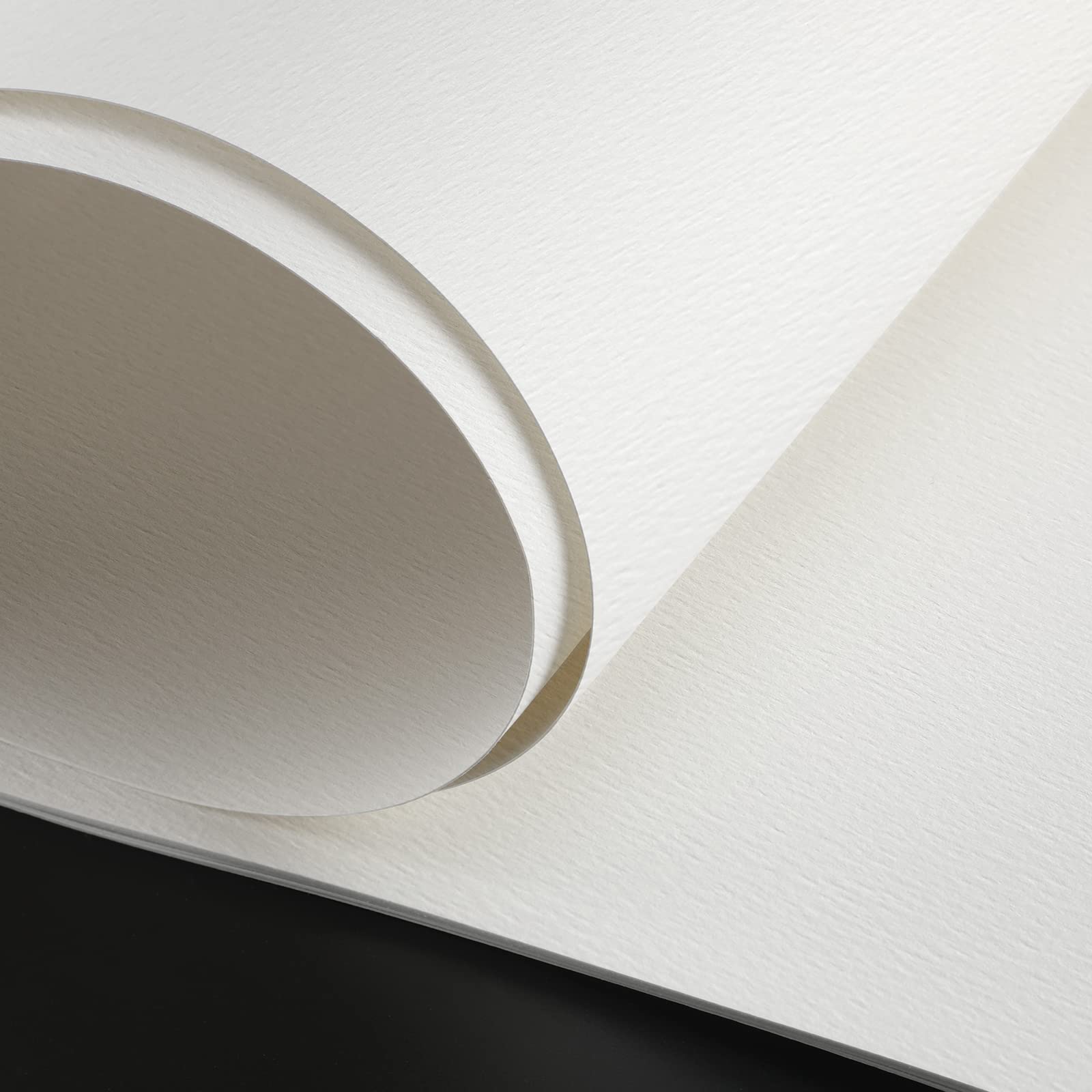 Kisston 10 Sheets Large Watercolor Paper 22 x 30 Inches, 140 lb/300 GSM Cotton Drawing Paper Texture White Blank Painting Paper for DIY Craft Activities Student Artists Drawing Supplies