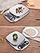 Vovoly Digital Kitchen Scale Multifunction Food Scale 22lb 10kg Silver Stainless Steel