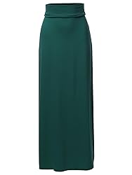 A2Y Basic Foldable High Waist Floor Length Maxi