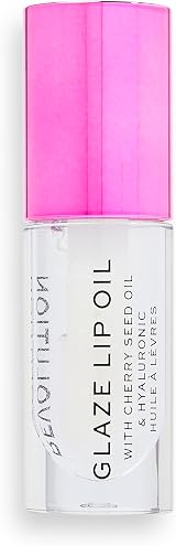 Revolution Beauty Glaze Lip Oil Nourishing Lust Clear 4.6ml London