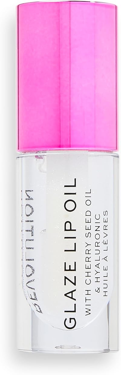 Revolution Beauty Glaze Lip Oil Nourishing Lust Clear 4.6ml London