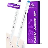 Lange &amp; K&ouml;nig Air &amp; Water Erasable Fabric Markers for Sewing Products - Sewing Supplies Quilting Supplies Sewing Accessories Sewing Gifts Quilting Gifts Embroidery Supplies, Tailors Chalk Alternative