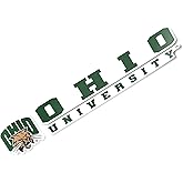 Desert Cactus Ohio University Bobcats Name Logo Vinyl Decal Laptop Water Bottle Car Scrapbook (8 Inch Sticker)