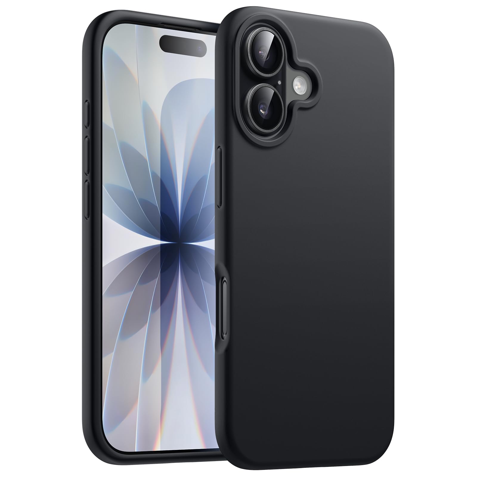 Photo 1 of JETech Liquid Silicone Case for iPhone 17 6.3-Inch, Silky Soft Touch Full-Body Protection, Anti-Scratch Shockproof Phone Cover with Microfiber Lining (Black)