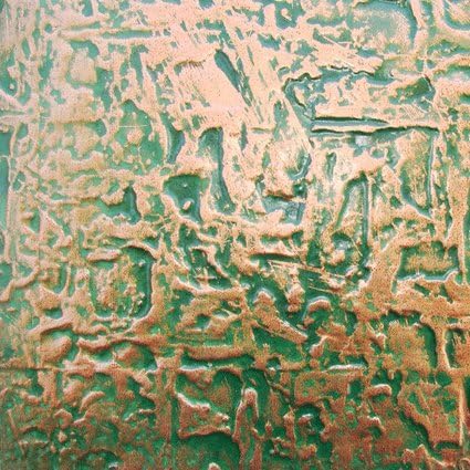Faux Tin Wc-40 Patina Copper Decorative Kitchen Backsplash Faux PVC Wall Covering Fire Rated - 25ft.x2ft. Roll Glue On,tape On,staple On!