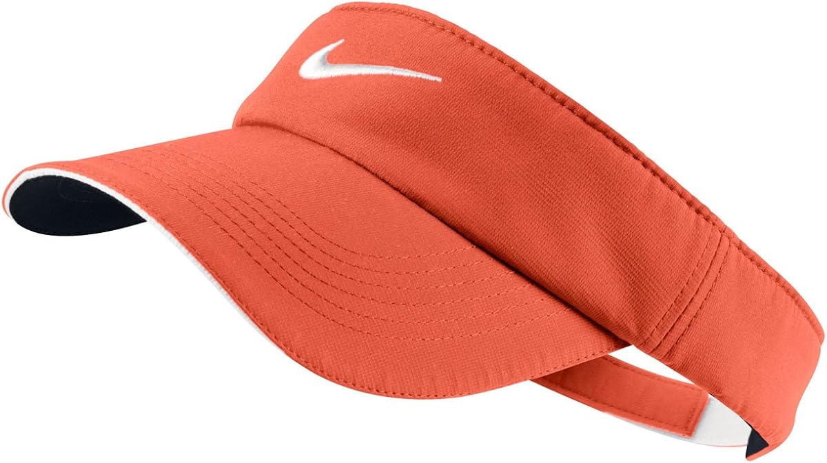 orange nike visor