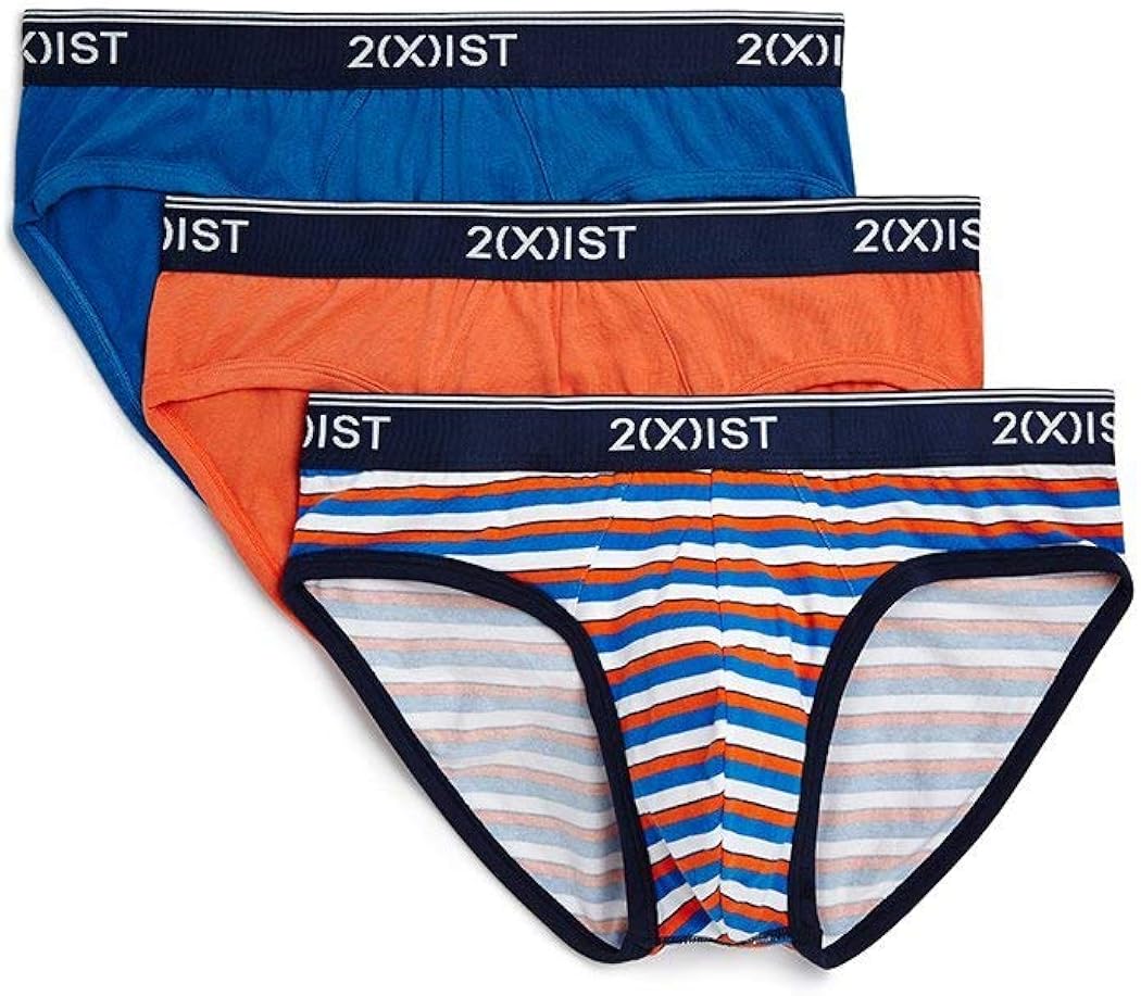 2(X)IST Men's Cotton Stretch No Show Brief 3-Pack at  Men’s Clothing store