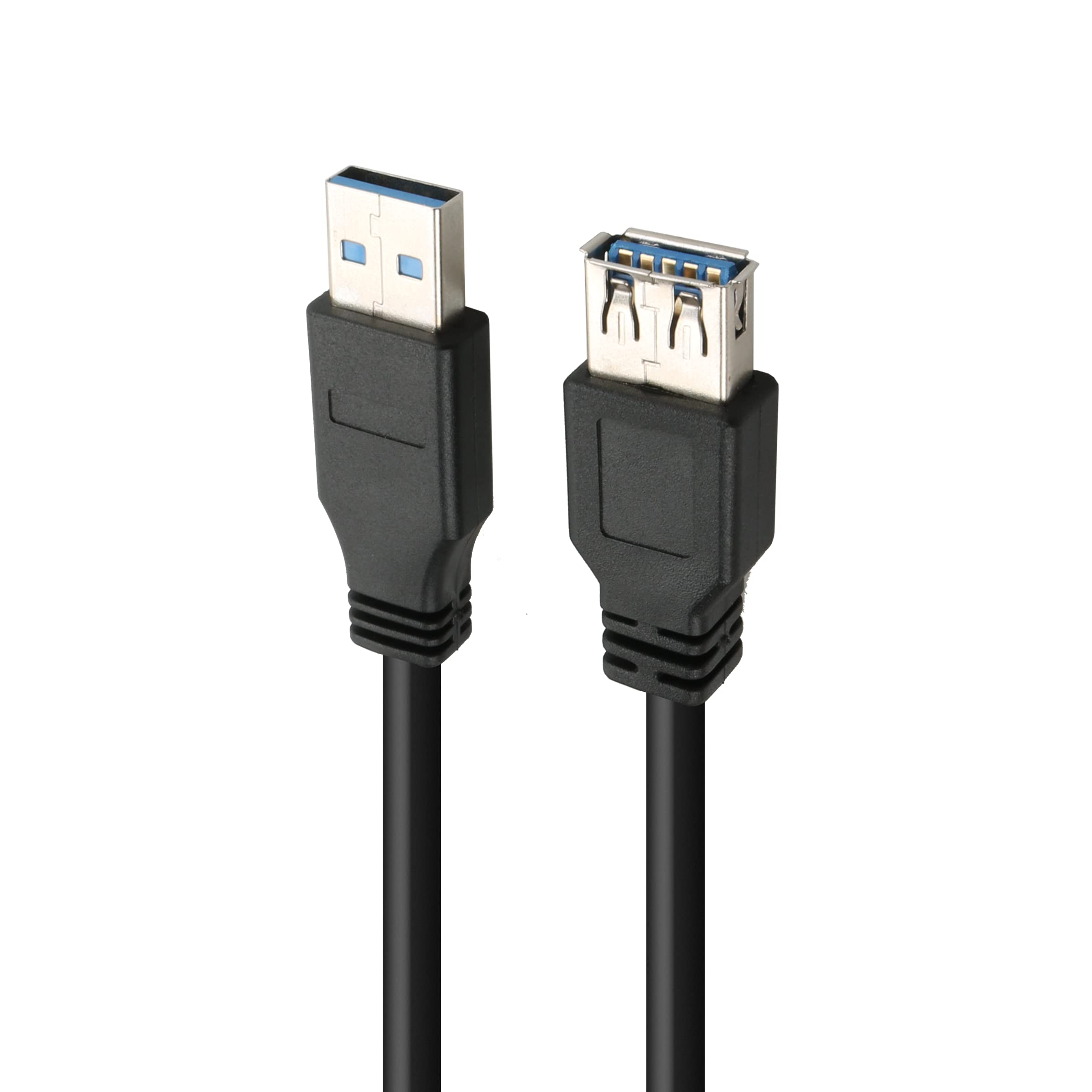 APM 570355, USB-A/USB-A Extension Cord, USB 3.0, 5Gbps, M/F, Black, 3M