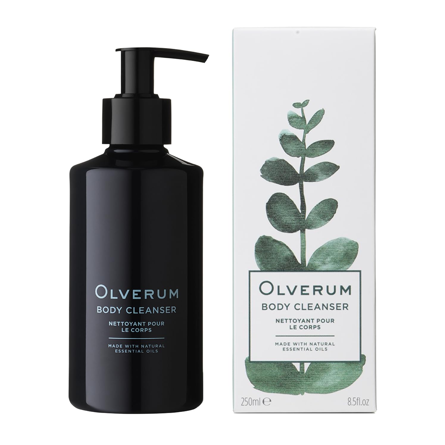 Olverum Body Wash 250ml - Effectively Cleanses Dry or Dehydrated Skin - Nourishing Moisturising Body Cleanser to Help Skin Feel Healthy, Revitalised & Soft (Body Cleanser 250ml)