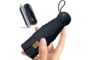 Moorrlii Travel Mini Umbrella for Purse With Case - Small Compact UV Protection Sun-Lightweight Tiny Pocket Umbrella for Women, Girls