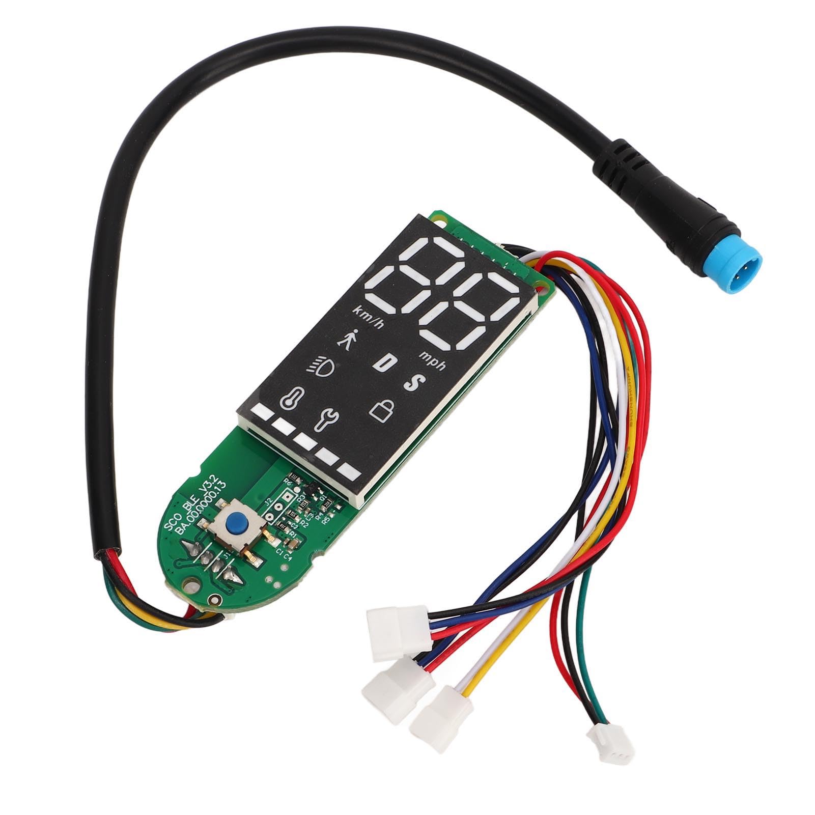 BOROCO Electric Scooter Circuit Board,PCB Waterproof Escooter Dashboard,Bluetooth E Scooter Accessories 4 Wire Double Brake for PRO 2 Electric Scooter