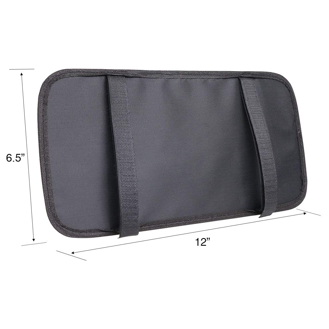 SZAT PRO Leather Car Sun Visor CD Holder Organizer Case Storage Clip