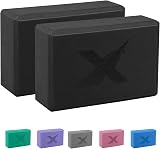 Xn8 Sports Yoga Blocks Set of 2 High-Density EVA Foam 23x15x7.6cm
