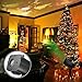 2 in 1 Holiday Decoration LED Projector Light, Outdoor Landscape Rotating Spotlight, Christmas Projector Light with 4 LED Switchable Patterns for Birthday Party/Dancing/Wedding