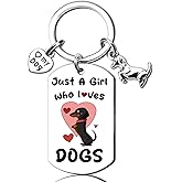 OWIGIU Dachshund Keychain Weiner Dog Gifts for Women Girls Dog Lovers Mini Dachshunds Decor Accessories Dachshund Memorial Gifts Christmas Weiner Dogs Keychain Charms