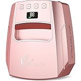 iGel Beauty Hybrid PRO 3.0 XL UV/LED Nail Lamp &ndash; Wireless Rechargeable 48W Nail Dryer, Extra Wide Full-Hand Curing, 9000mAh Battery, Smart Timer &amp; Builder Gel Mode, Cordless Professional Lamp