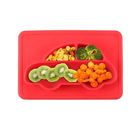 Lio SHAAR Platos de silicona para bebé, una pieza, para bebés y ...