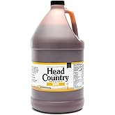 Head Country Bar-B-Q Sauce, Honey | Gluten Free, Soy Free BBQ Sauce With No Allergens Or Preservatives | Sweet & Smoky Championship Barbecue Sauce Great on Beef, Pork & Chicken | 160 Ounce, Pack of 1