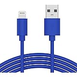 TALK WORKS Fast-Charge Lightning Cable - MFi-Certified for Apple iPhone 13, 12, 11 Pro/Max/Mini, XR, XS/Max, X, 8, 7, 6, 5, S