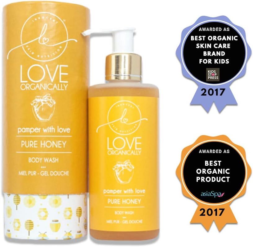 Love Organically Pure Honey Hydrating Body Wash, 220ml