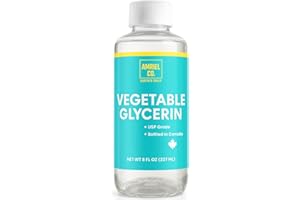 Vegetable Glycerin (8oz)| USP Food Grade and Kosher| Non- Irritating and Non-Toxic | Pure, Colorless, and Odorless| Great Bas