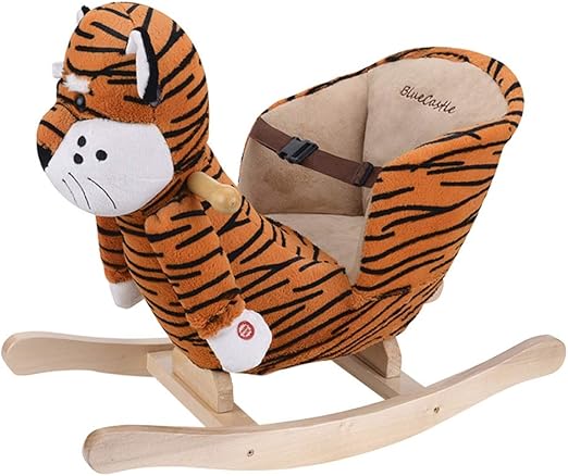 Caballito de Madera Silla Mecedora for Bebés De Interior Juguete for