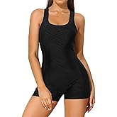 beautyin Swimsuit Women Boyleg One Piece Water Aerobic Competitive Bathing Suit