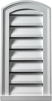 Fypon Eblv18x30 18 W X 30 H Decorative Eyebrow Louver Gable