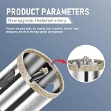 Flintronic Diamond Drill Bit Set 10pcs 6-50mm Glass Tile Marble Porcelain Cutter view 3