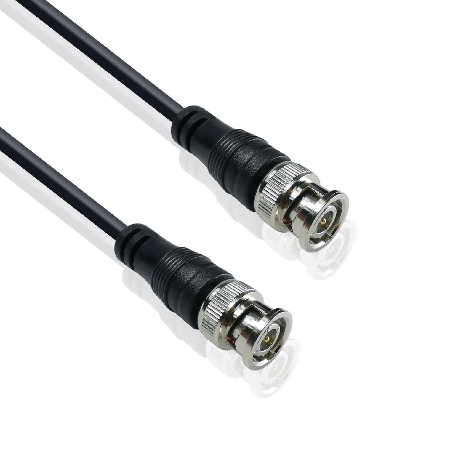iYueMps BNC Cable 1.5m/5ft BNC Male to Male Cable RF Professional RG59 Coaxial Lead for Video Security Camera CCTV Systems Oscilloscope etc