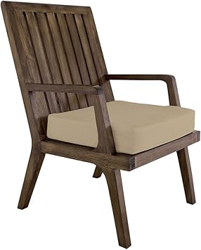 Amazon Com Elk Home 2317010co Teak Arm Chair Cushion In Cream