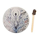 AZURAOKEY Shaman Drum, 10 Inch Frame Drum sktop