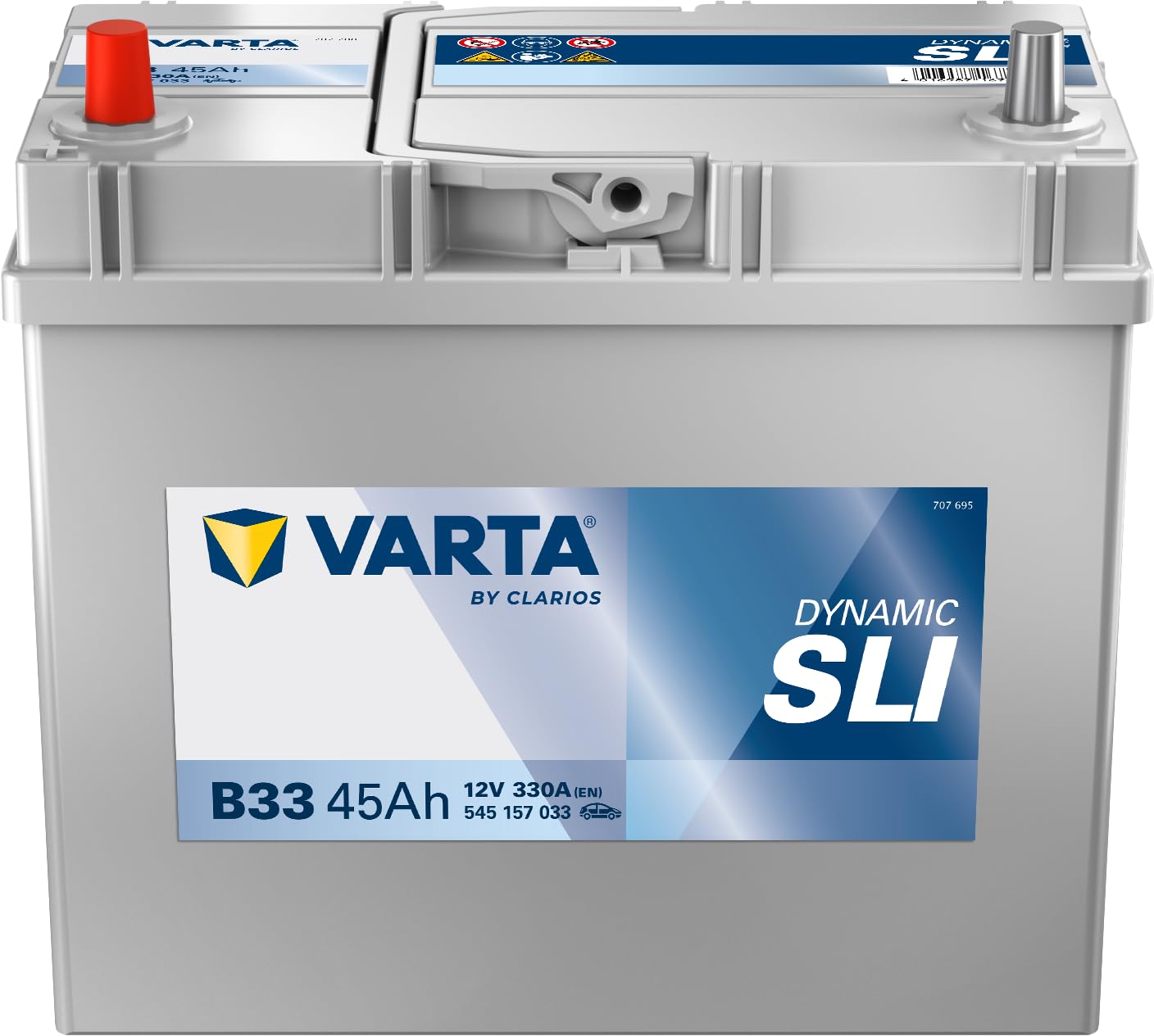 Varta 5451570333132 Autobatterien Blue Dynamic B33 12 V 45 mAh 330 A