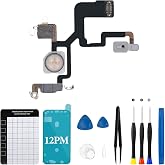 MrR.OMW for iPhone 12 Pro Max Flash Light Replacement OEM | Flashlight Flex Cable Module with Complete Repair Tools for A2342 A2410 A2412 A2411