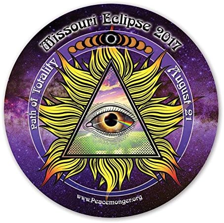 Missouri – All Seeing Eye Total Solar Eclipse 2017 Souvenir Magnet