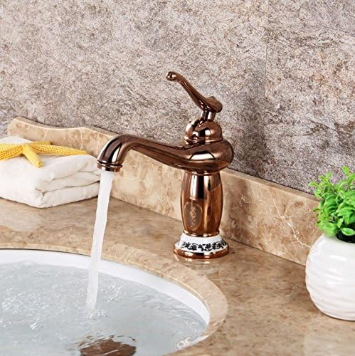 Deluxe Wasserhahn Arabische Lampe Zeitgenossische Pragnant Single Bad Armatur Rosegold Finish Waschbecken Wasserhahn Einzigen Griff Leitungswasser Amazon De Baumarkt