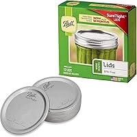 Ball Wide Mouth Mason Jar Lids 12-Count per Pack (1-Pack Total)