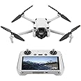 DJI Mini 3 (DJI RC), Lightweight 3x Mechanical Gimbal Drones with Camera for Adults 4K, 38-min Flight Time, up to 32800ft (10