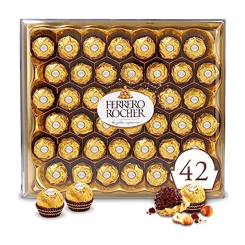 Ferrero Rocher Premium Gourmet Milk Chocolate Hazelnut, Individually