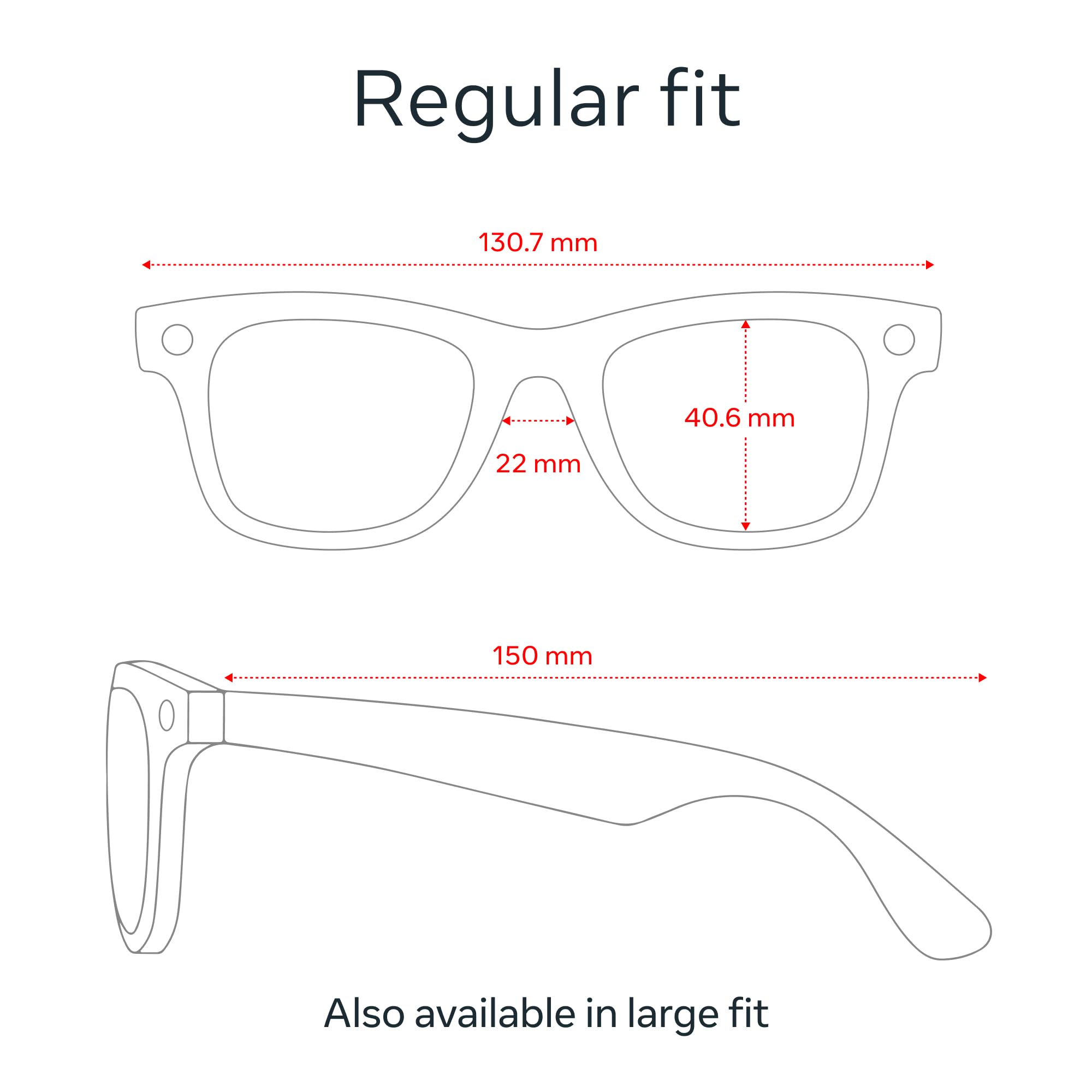 Meta Women's Wayfarer Sunglasses