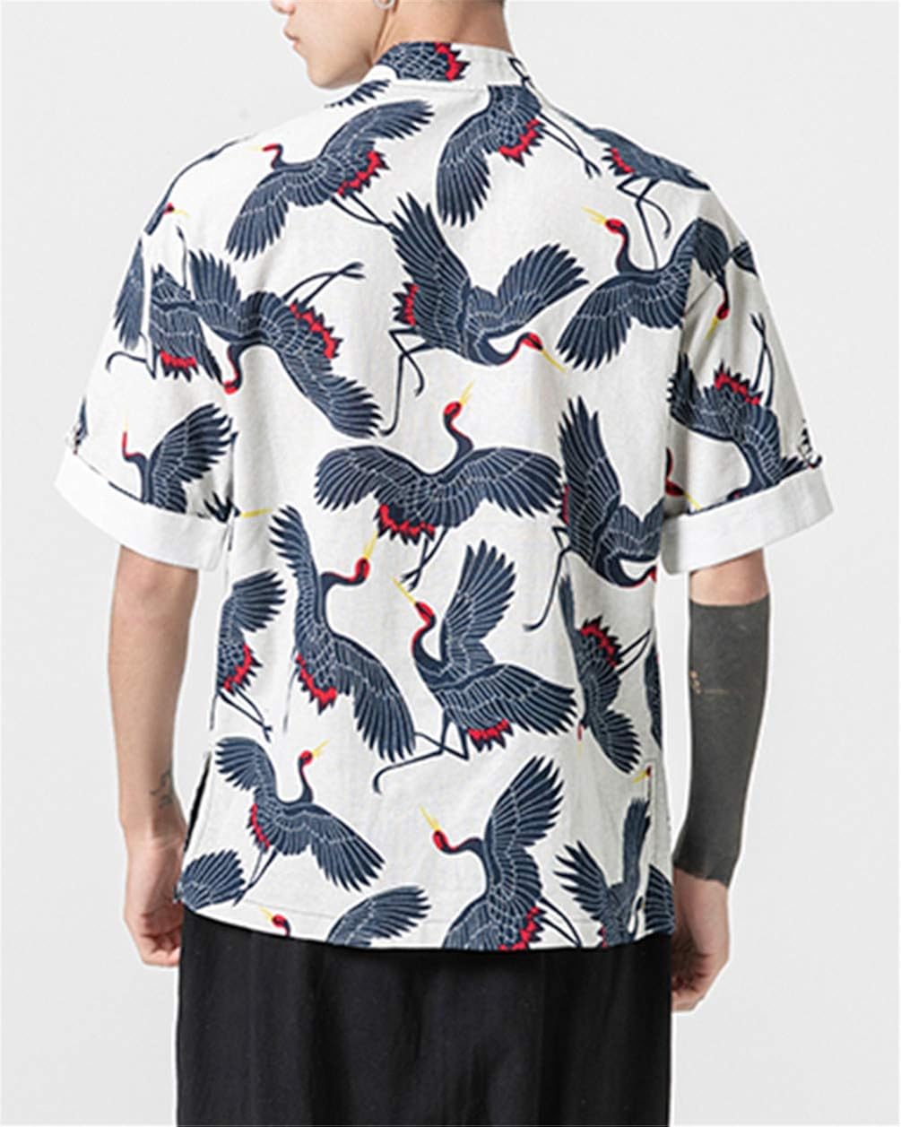 Camisa Japonesa Hombre Hombre Japonu00e9s Kimono Cardigan - Main Image