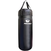 PROLAST Punching Bag for Experienced and Beginners, Boxing, MMA, Martial Arts, Muay Thai Training Equipment, Hanging, 3ft, 50 lbs, Rhino Logo