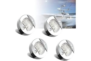 4x Marine Boat LED Lights, 12V Waterproof Navigation Boating lights, Boats Stern Light, Courtesy Lights, Boat Interior Lights